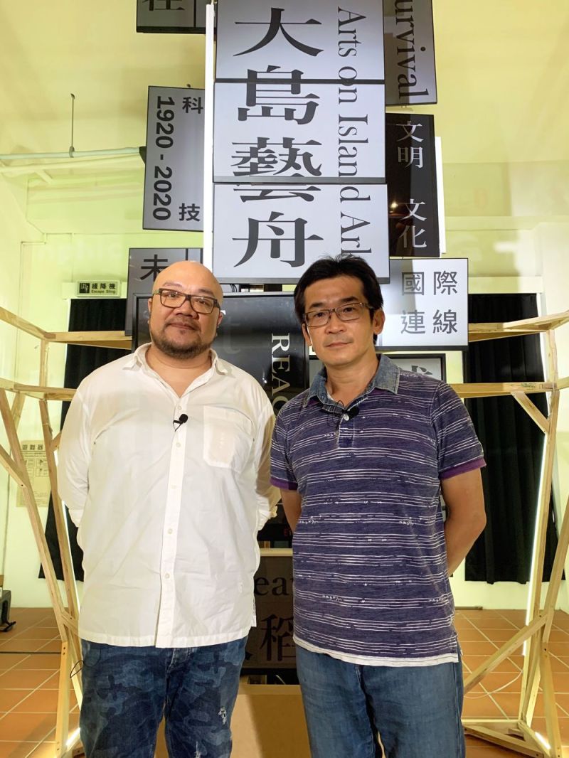 ▲▼葉天倫(左)開立「葉天倫試片室」YouTube節目,首集與魏德聖進行座談。(圖/青睞影視)
