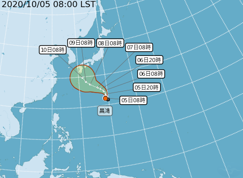 國慶天氣有變化？第14號颱風「昌鴻」生成　預測路徑曝光
