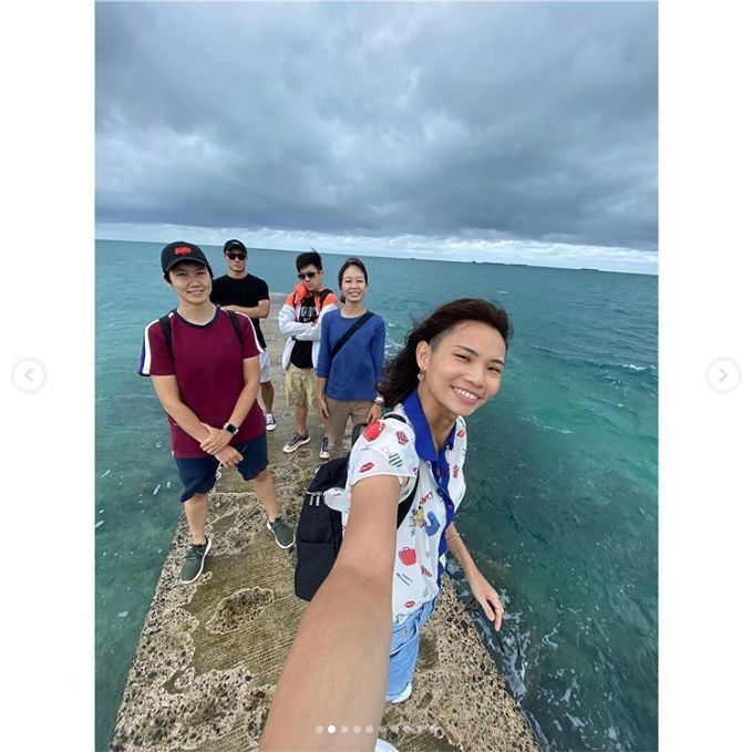 ▲我國羽球球后戴資穎和團隊到澎湖旅遊,並曬出美照和球迷分享。(圖/取自戴資穎Instagram)