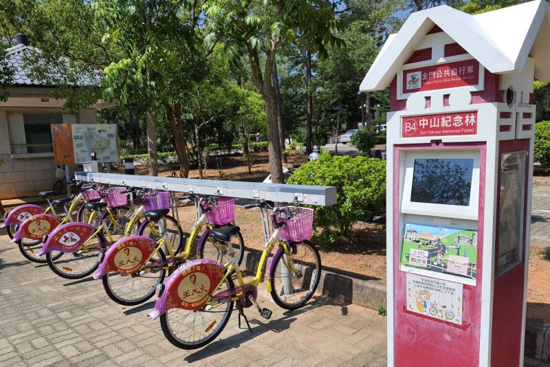 ▲金門縣公共自行車K-BIKE系統將從10月10日起恢復收費。(圖/金門縣政府提供)