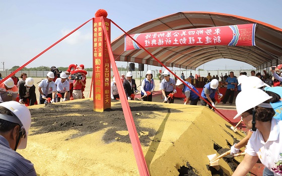 ▲
東勢四美公墓納骨塔新建工程動土典禮。（圖／記者洪佳伶攝，2020.10.05）