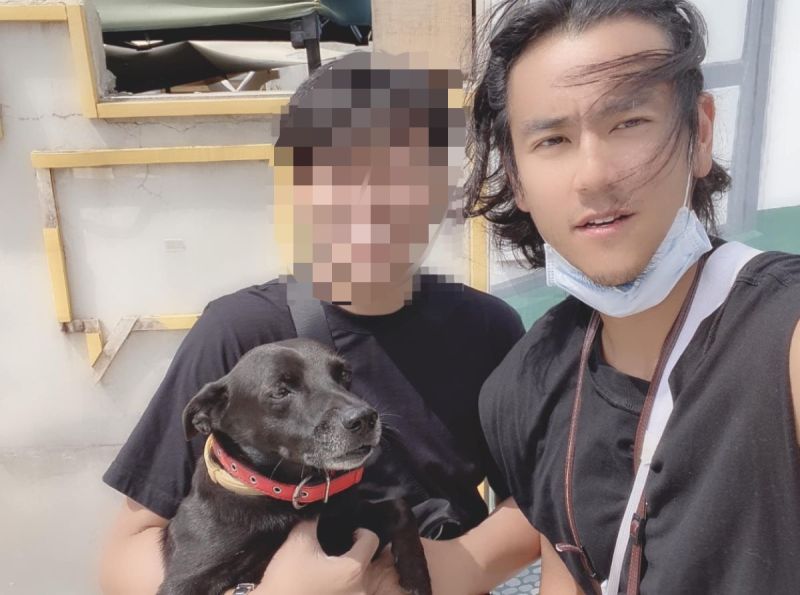▲粉絲於澎湖捕獲野生彭于晏。(圖/翻攝爆廢公社臉書)