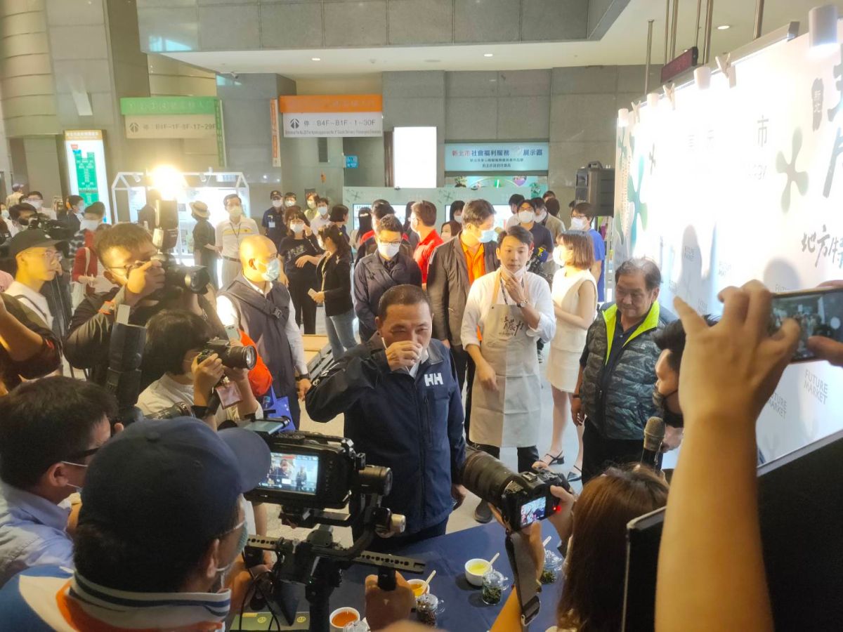 ▲新北市今年以「新北青農力，農業未來市」為主題，於10月6日至8日於新北市政府西側一樓大廳辦理成果發表。(圖/新北市政府提供)