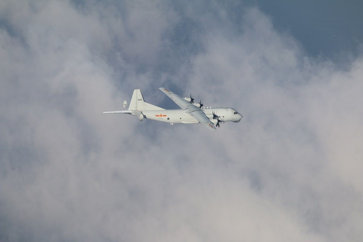 ▲共軍運8反潛機6日擾台。(圖／國防部提供)