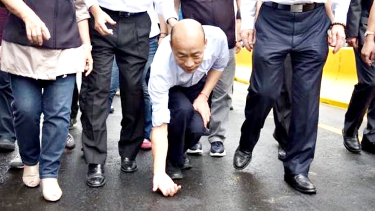 ▲外傳韓國瑜可能參選黨主席，引發藍營耳語與分裂，江啟臣7日表示，這樣的做法無法得逞。(圖 / 翻攝韓國瑜臉書)