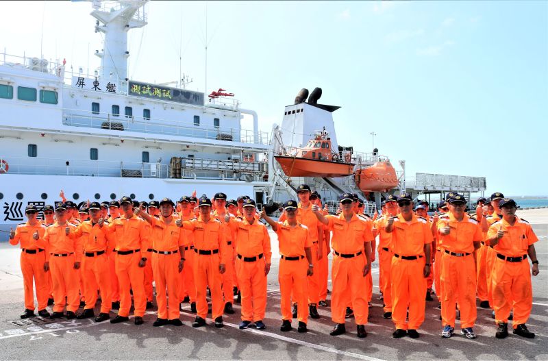 超前布署！1000噸屏東艦駐澎　黃聰正接任艦長
