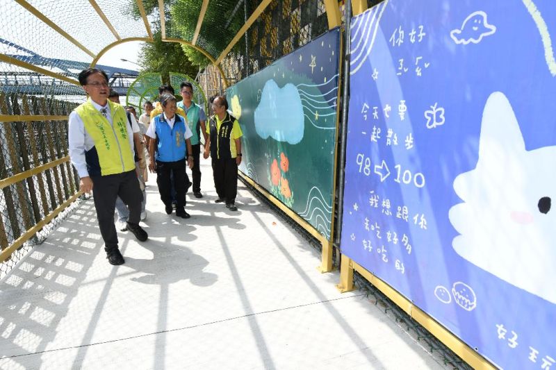▲結合了鐵道文化打造出的綠廊步道,將成為彰化鐵道觀光旅遊的新亮點。(圖/記者葉靜美攝,2020.10.07)