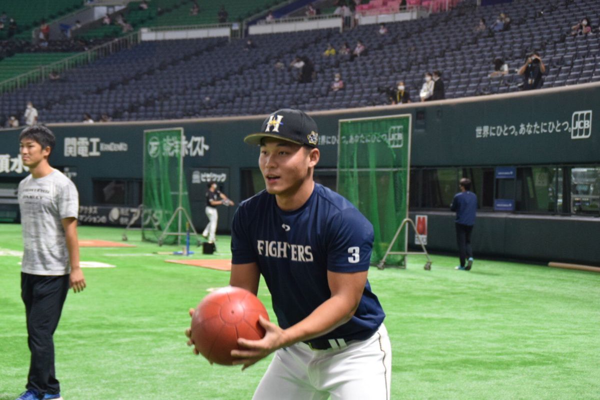 ▲日職火腿隊台灣好手王柏融。（圖／取自火腿推特)