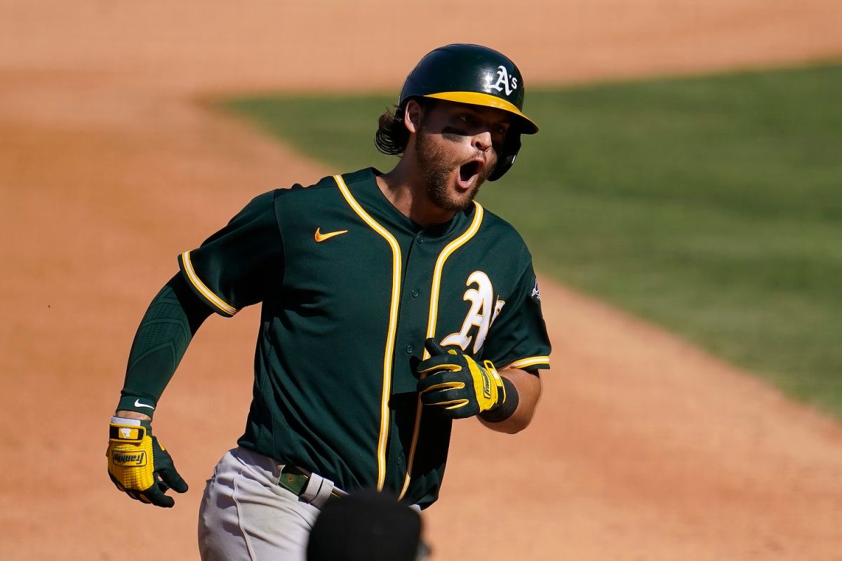 ▲Chad Pinder。（圖／美聯社／達志影像）