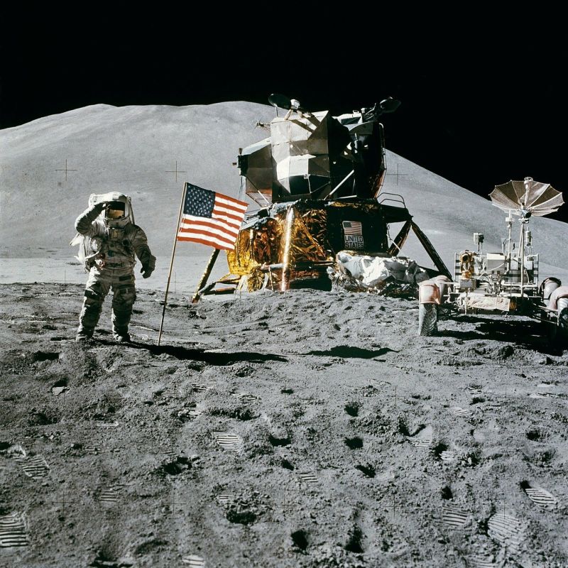 ▲本次實驗使用之月球土壤，部分來自1972年的阿波羅17號任務。示意圖。（圖／Pixabay）