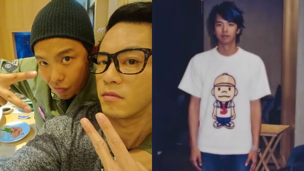 ▲Junior（左圖右）發文永別黃鴻升。（圖／Junior IG、臉書）