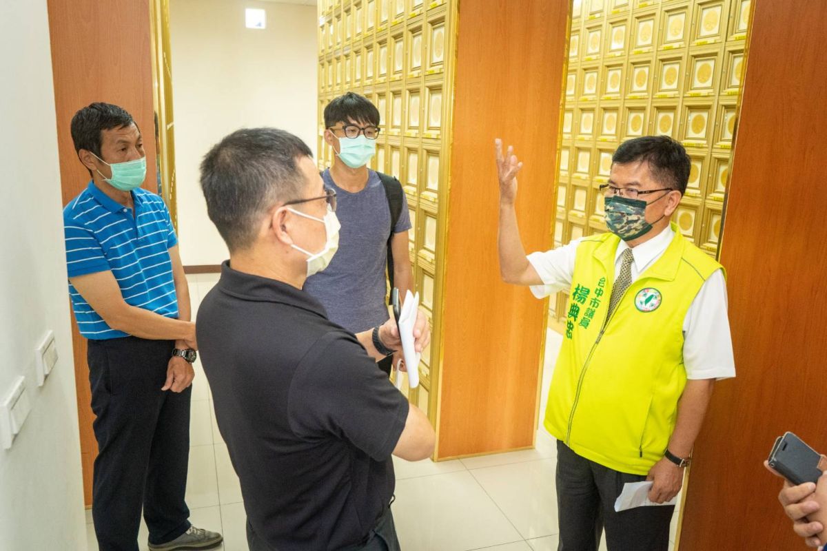 ▲清水第二納骨塔新增設2034櫃位，10月12日正式啟用。(圖／楊典忠服務處提供2020.10.8)