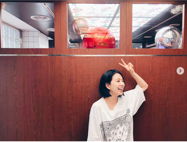 ▲丁文琪吃火鍋時，碰上可愛巧合。（圖／翻攝丁文琪IG）