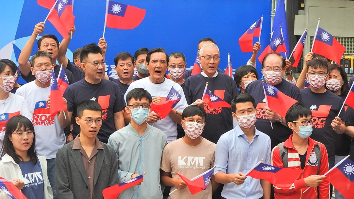 ▲ 根據民進黨民調顯示，國民黨支持者對於路線該傾中還是傾美意見分歧。( 圖／記者陳弘志攝）