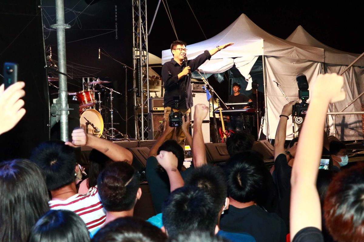 ▲陳其邁批很多退將把國軍的戰力批評的一文不值，還跑去中國聽訓，讓他聽了快要吐血。（圖／高雄市政府提供）