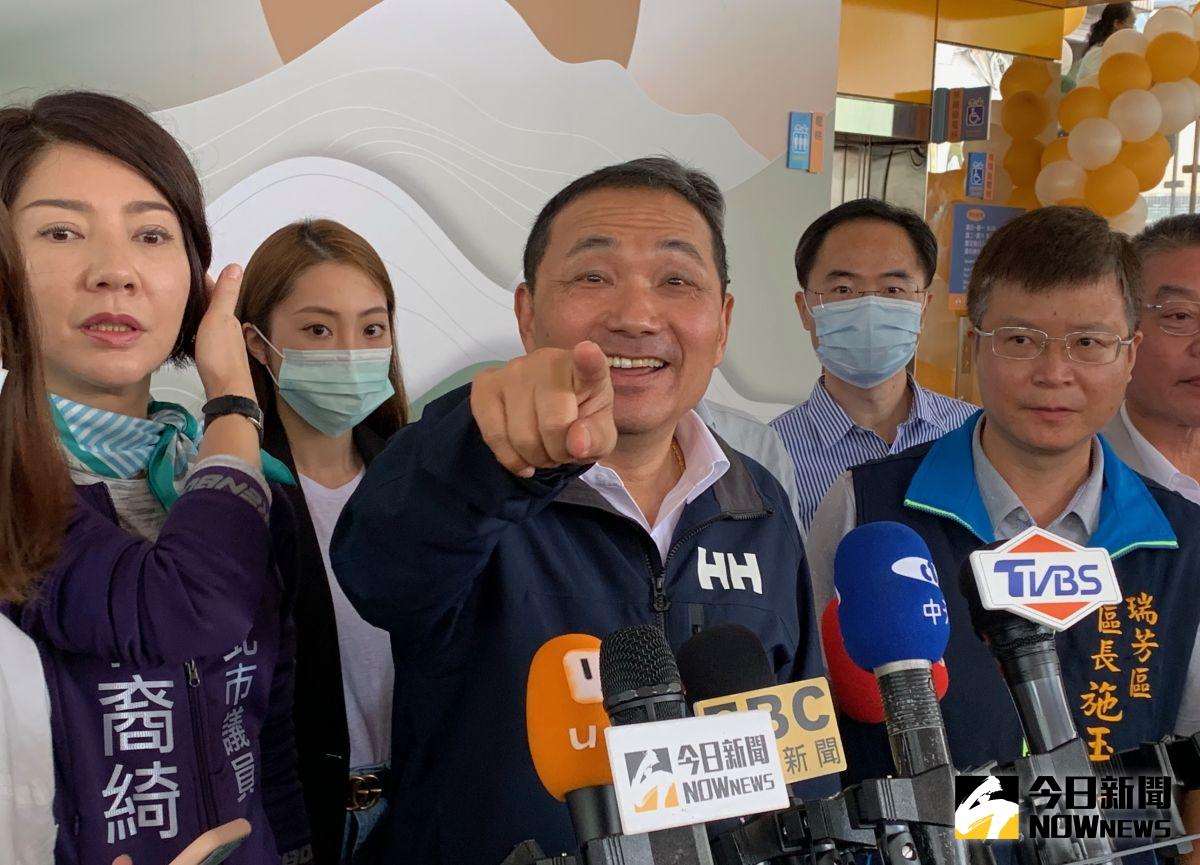 ▲侯友宜認為，中國這兩個字很清楚代表中華民國。(圖/記者康子仁攝,2020.10.11)