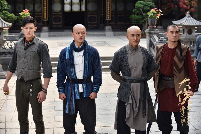 ▲寇家瑞(左)飾演霍元甲徒弟。(圖