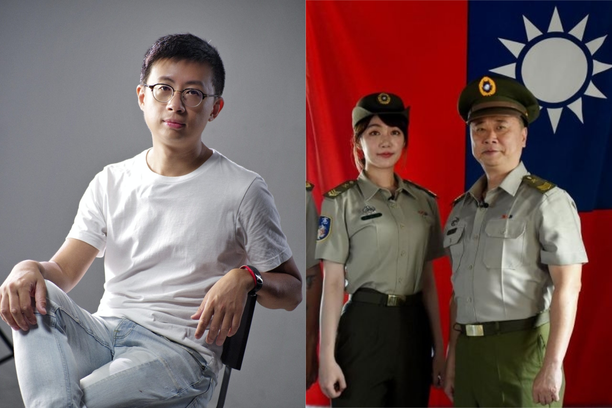 ▲有側翼網友認為，邰智源不是真心祝福國慶，呱吉也發文回應。（圖／翻攝自《Froggy Chiu臉書》及《邰智源 邰邰的第一個家臉書》）