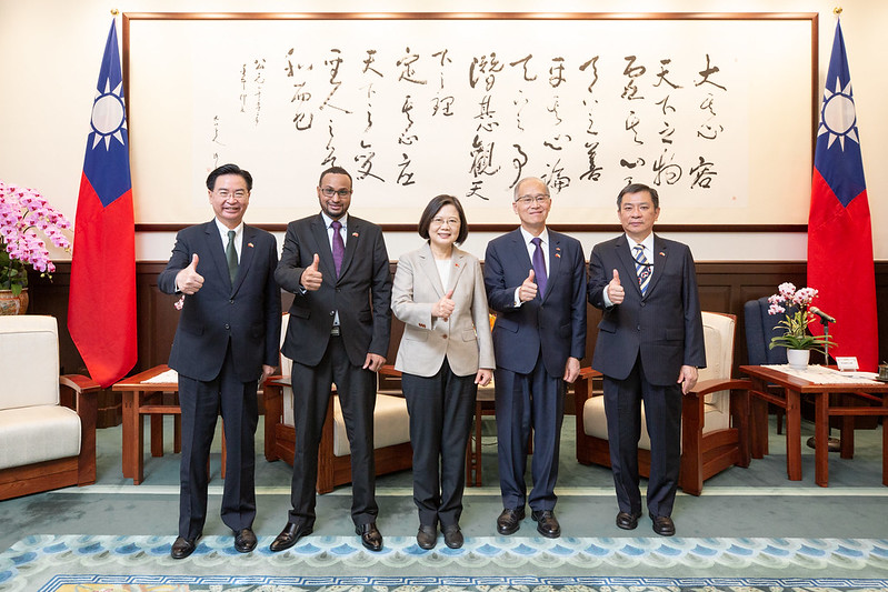 ▲蔡英文12日接見索馬利蘭首任駐台代表。（圖／總統府提供）