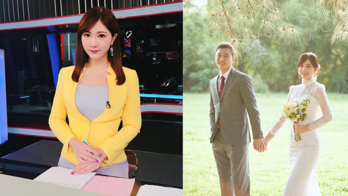 ▲主播虞承璇（左）宣布結婚。（圖／虞承璇臉書） 