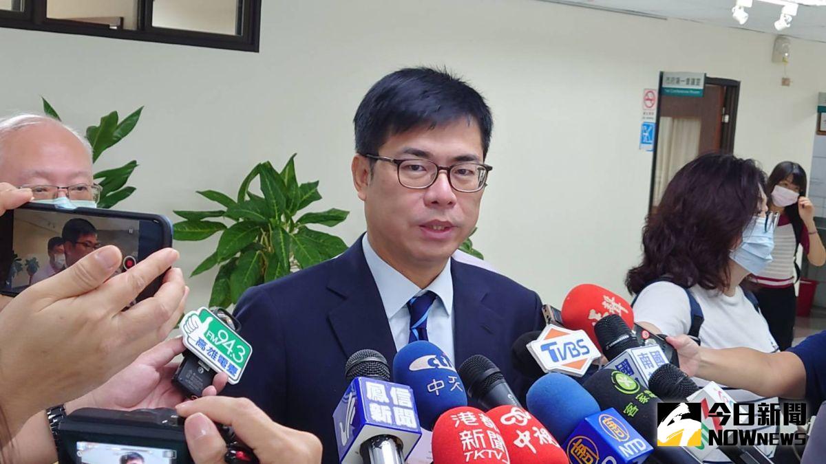 ▲高雄市長陳其邁表示，相愛的人有在一起的權力，是他一貫的主張。（圖／記者鄭婷襄攝）