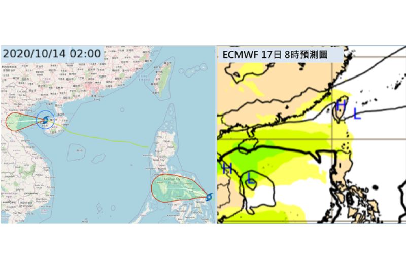 ▲吳德榮在《三立準氣象· 老大洩天機》專欄中表示，今（14）日白天起至周五（16日）白天，東北風水氣逐漸減少，未來一周東北風迎風面易降雨，背風面晴朗穩定。（圖／翻攝自《三立準氣象· 老大洩天機》）