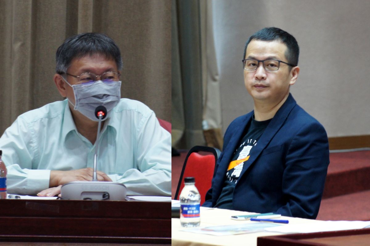 ▲台北市長柯文哲針對羅智強政治獻金遭到監察院針對一事，表示自己也曾經遭到監察院彈劾而決定參選台北市長，表示羅智強大有可為。（圖／記者丁上程攝,2020.10.14）