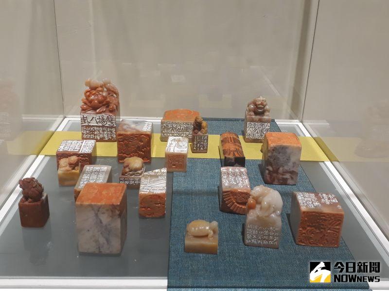 ▲磺溪美展透過藝術家多樣的創作媒材及內容,為美展增添豐富內涵。(圖/記者陳雅芳攝,2020.10.14)