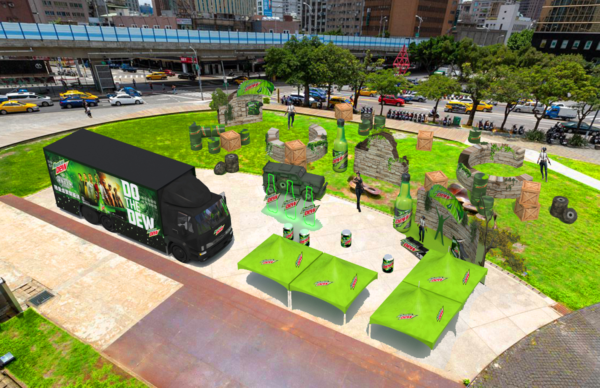 ▲Mountain Dew攜手人氣手遊絕地求生M，本週末(10月17日至10月18日)於華山1914文化創意產業園區熱烈開戰，玩家現場有得吃又有得玩。（圖／主辦單位提供）