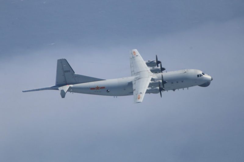 共機22度擾台 空軍飛彈追監