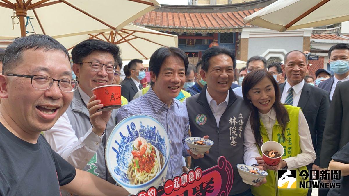 ▲副總統賴清德受邀擔任行銷大使，在後疫情時期推廣台南觀光。（圖／記者陳聖璋攝，2020.10.17）