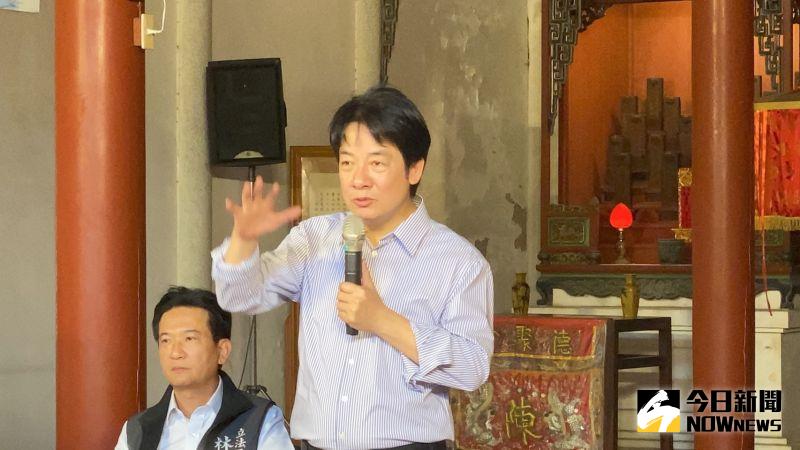▲賴清德介紹台南在地文化的種種特色。(圖/記者陳聖璋攝,2020.10.17)