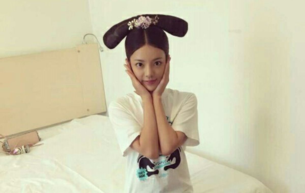 ▲《如懿傳》女星王梓芠被抓姦在床。（圖／王梓芠微博）