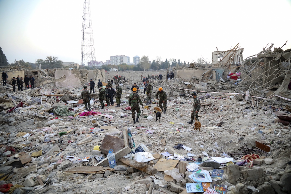 ▲亞美尼亞和亞塞拜然今天通報，近100名軍人在兩國自2020年為爭奪爭議納卡區交戰以來最嚴重的衝突中陣亡。資料照。（圖／美聯社／達志影像）