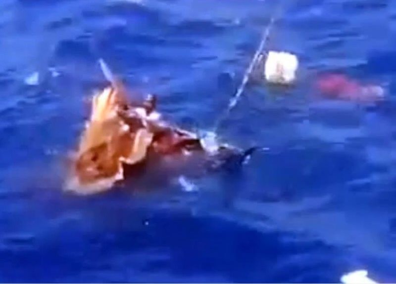 ▲高雄遠洋漁船「屏新101號」中國大陸籍代理船長汪峰裕涉下令開槍,將4名漂浮海面的海盜射殺。(圖/翻攝Youtube)