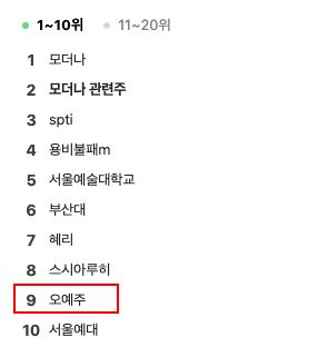 ▲▼Rain的另類宣傳方式奏效,吳藝珠名字登上熱搜。(圖/Naver、Rain