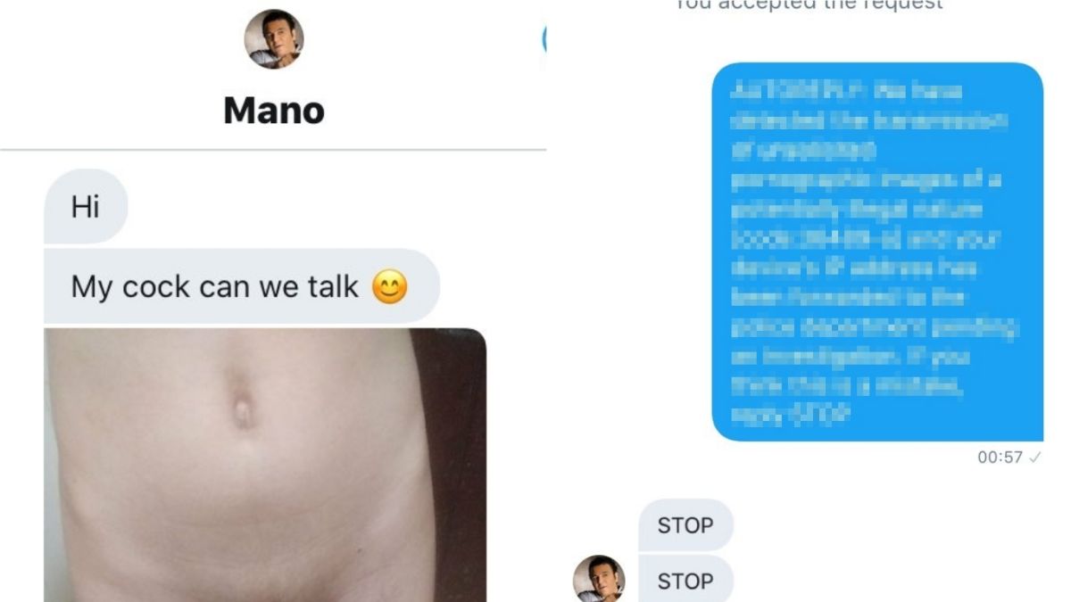 ▲英國一名女網友收到陌生男子私訊裸照，只靠一句話就讓對方狂喊卡，甚至刪掉自己帳號。（圖／翻攝自推特@alexandrakuri）