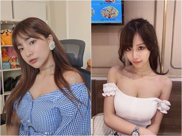 ▲陪睡價目表在網路瘋傳，實況主貝莉莓（左）、網美小雲寶寶（右）無端遭影射。（圖／翻攝貝莉莓、小雲寶寶IG）