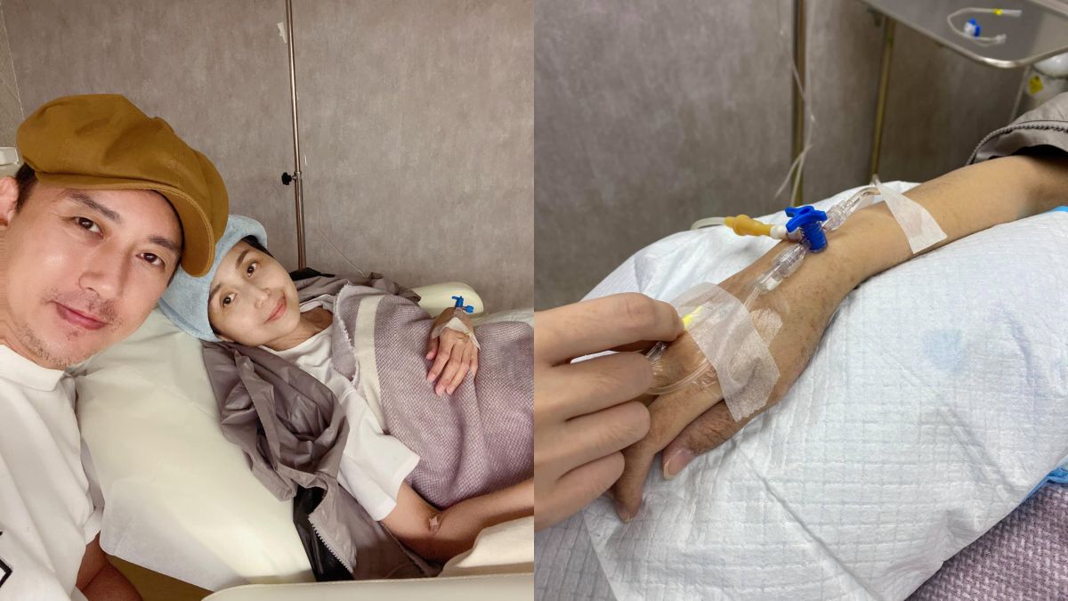 ▲林子博（左圖左）妻子罹癌，不敵病魔離世。（圖／林子博臉書） 