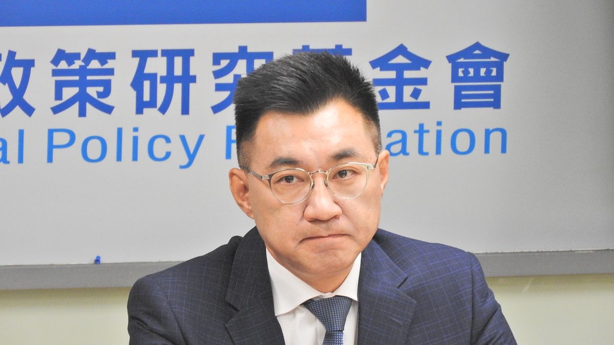 ▲國民黨主席江啟臣22日表示，若美拜登當選，立法院國民黨團將提出撤銷美豬行政命令決議案，這是讓蔡英文政府有機會檢討政策的機會。( 圖 / 記者陳弘志攝，2020.10.22 )