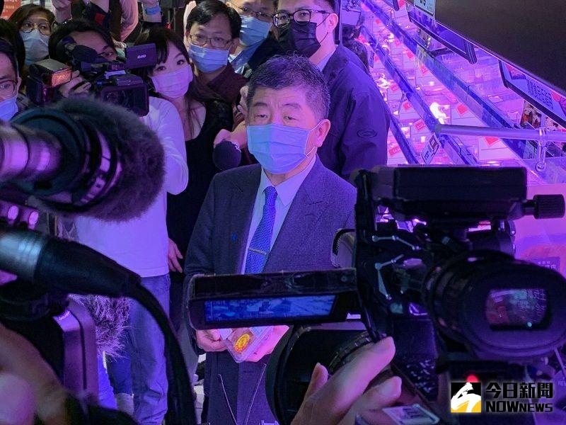 ▲陳時中表示,豬肉產品有多樣性,廠商也可以自己來標示,只要看清楚就行。(圖/記者康子仁攝)