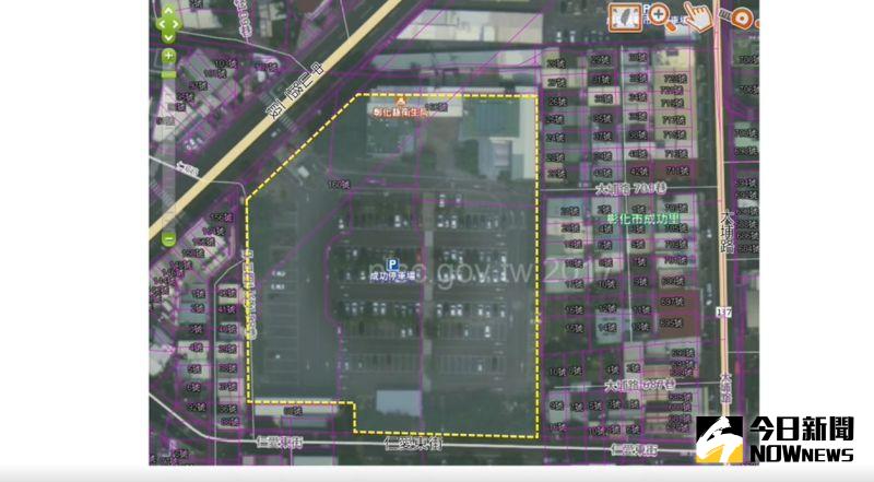 ▲彰化縣衛生局廣場前縣府和市公所公有地編號機28的機關用地將開發，讓土地開發效益發揮到極致。（圖／記者陳雅芳攝，2020.10.22）