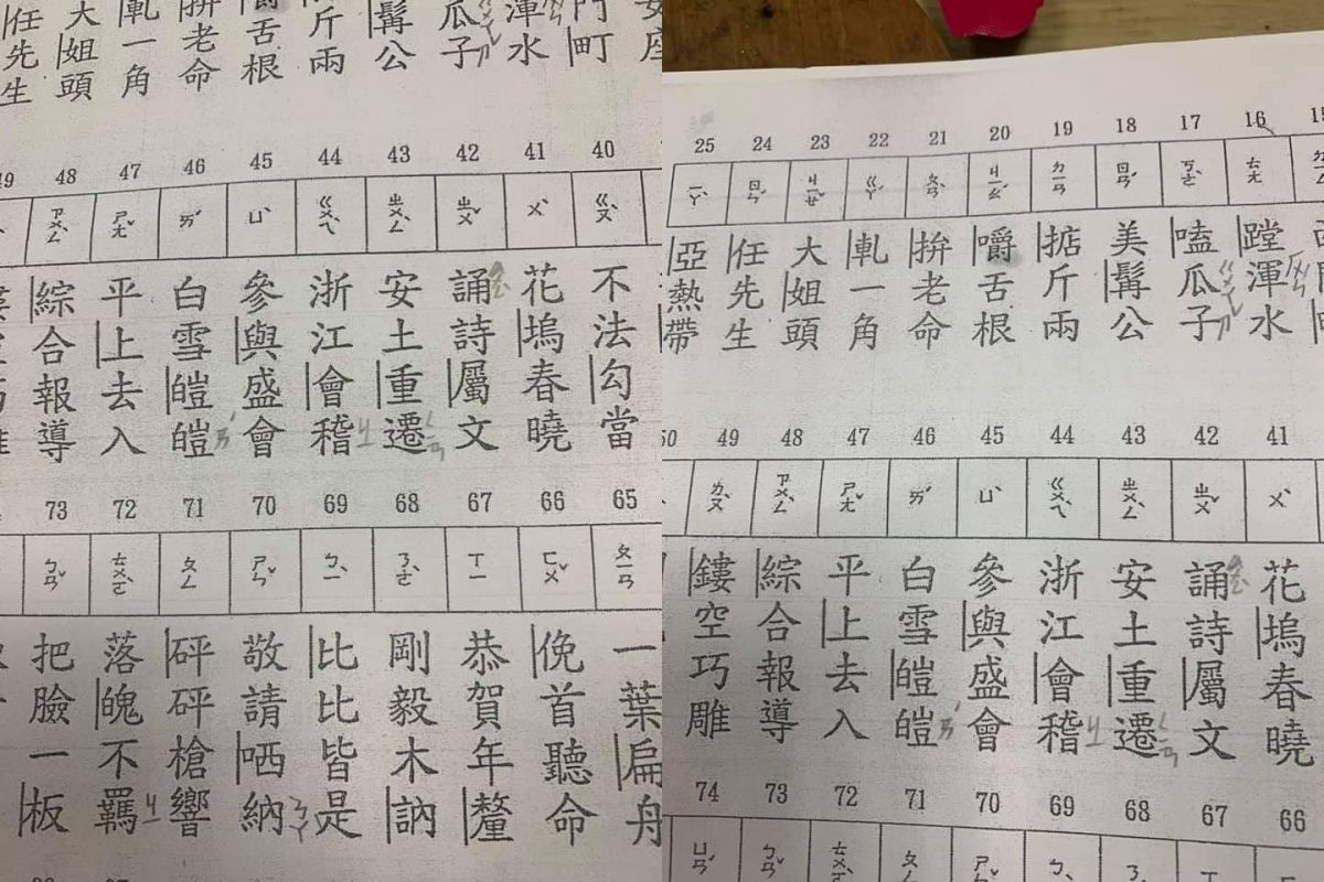 ▲媽媽看到女兒國文作業的拼音解答，不禁感到疑惑。（圖／翻攝《爆怨2公社》）