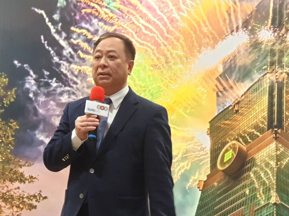 ▲關於台北101跨年煙火，董事長張學舜今（23）日指出，台日董事會成員都認為，台灣因為控制疫情得宜，因此更應該施放煙火，激勵人心、鼓舞士氣。（圖／記者許家禎攝）