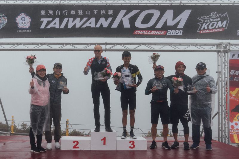 ▲2020臺灣自行車登山王挑戰,男子菁英組頒獎。(圖/中華民國自行車騎士協會
