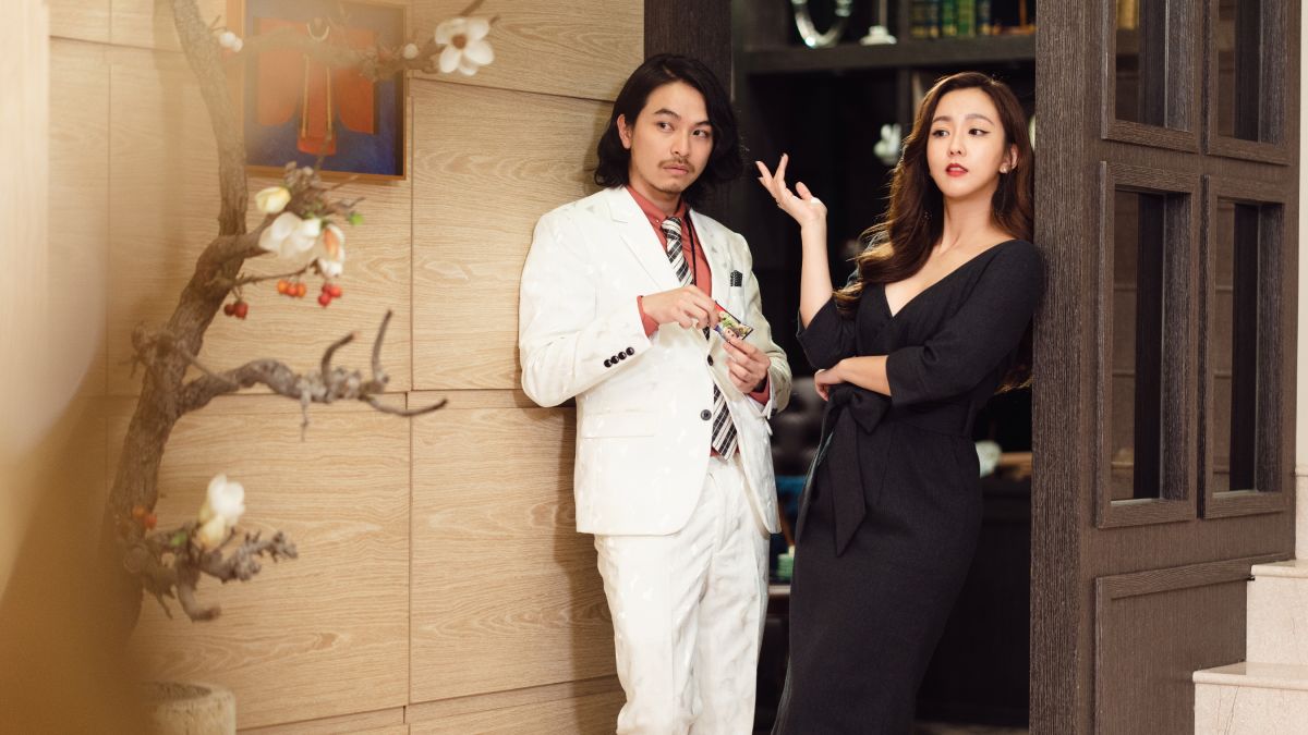 ▲楊銘威（左）、周曉涵主演《天巡者》。（圖 / 三立提供）