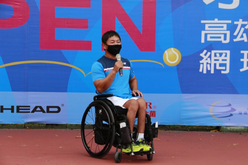 ▲永達盃國際輪網公開賽在高雄輪椅夢公園舉行，男單由日本選手藤本佳伸摘冠。（圖／官方提供）