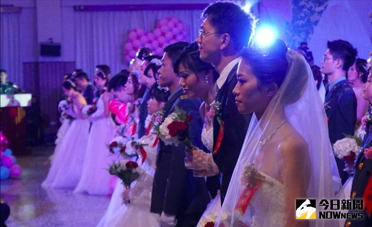 ▲陸海空軍聯合婚禮今年採「異地同日」方式舉辦。（ 資料照／記者呂炯昌攝）