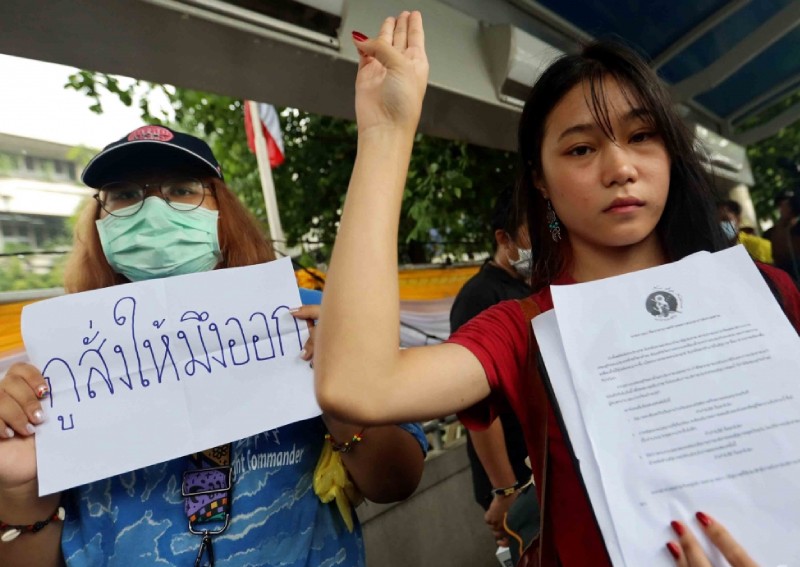 ▲泰國示威升級，隨著示威群眾不斷擴大，龐大的商機也跟著浮現。（圖／ANN）