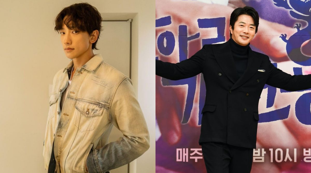 ▲權相佑（右）日前到Rain的YouTube頻道作客，2人比賽1分鐘伏地挺身。（圖／friDay影音、Rain IG）